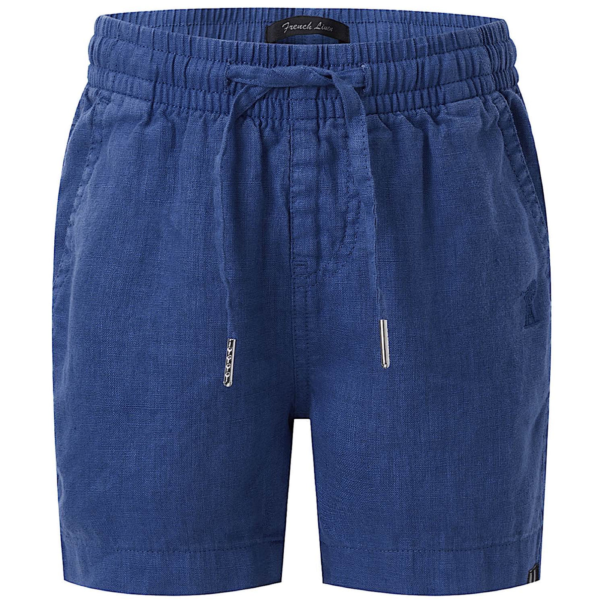 Pilbara Kids Linen Shorts - Deep Blue