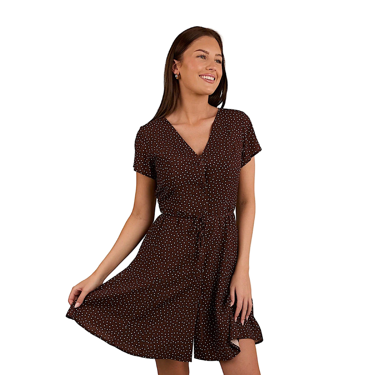 Ringers Western Women’s Marrabel Mini Dress - Chocolate/White
