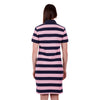 Thomas Cook Womens Laney Polo Dress Navy/Pink