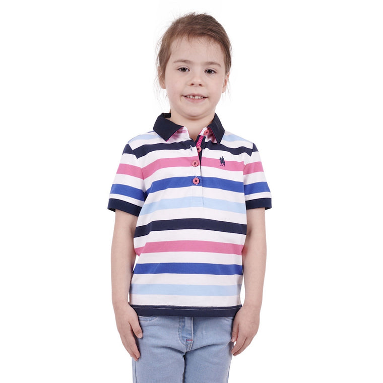 Thomas Cook Girls Andy S/S Polo Navy/Multi