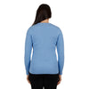 Thomas Cook Womens Cable V Neck Knit Jumper Sky