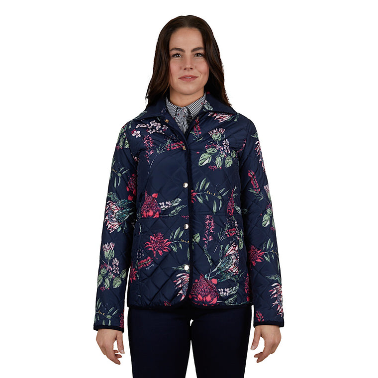 Thomas Cook Womens Flora Reversible Jacket Navy