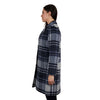Thomas Cook Womens Leicester Wool Coat Navy Check