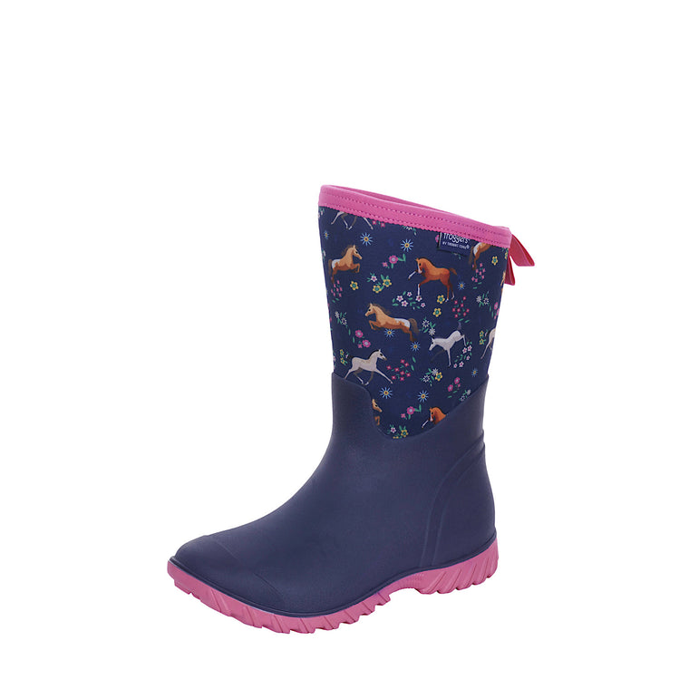 Thomas Cook Womens Froggers Jarra Mid Boot Navy/Rose Pink