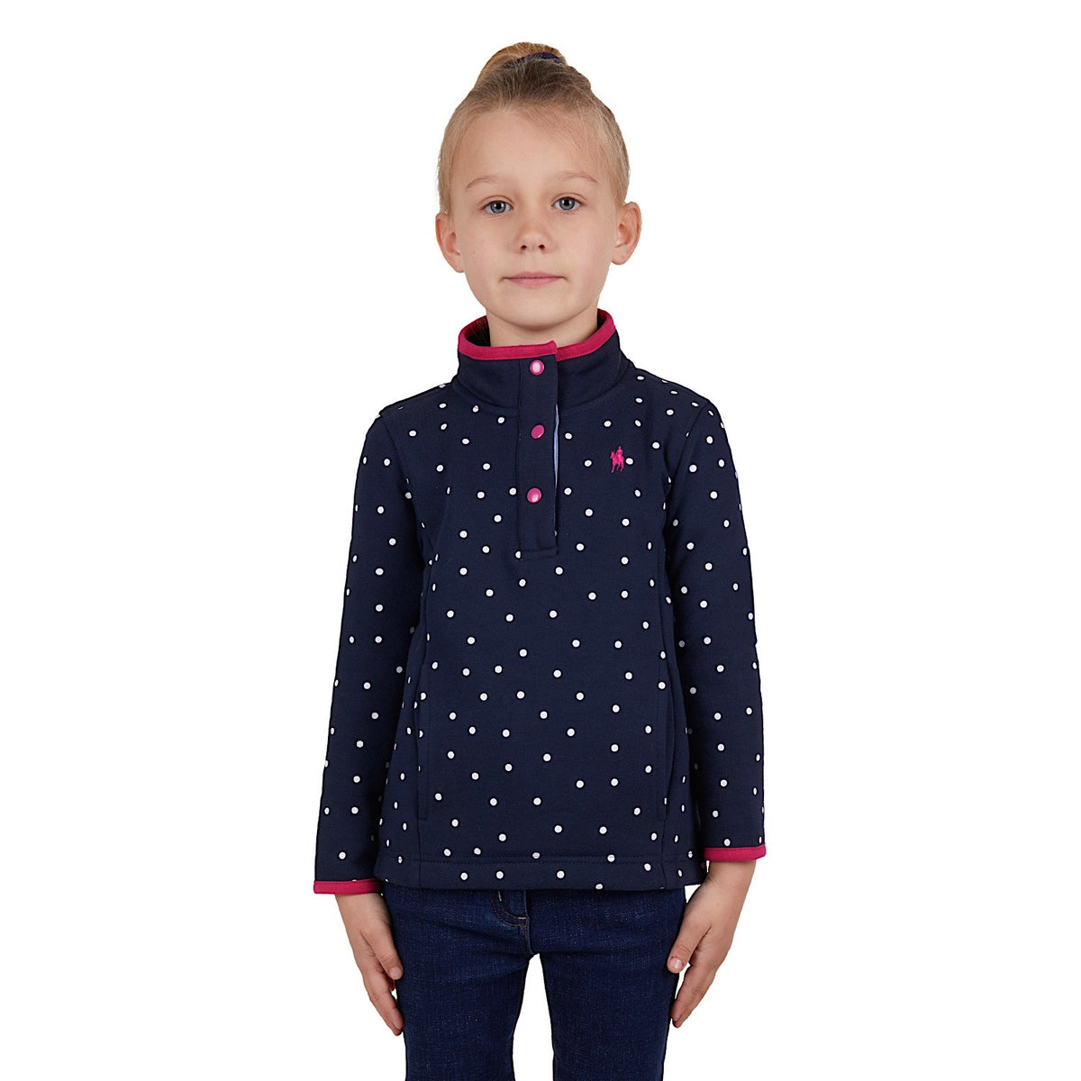 Thomas Cook Girls Emma Fleece Rugby Navy