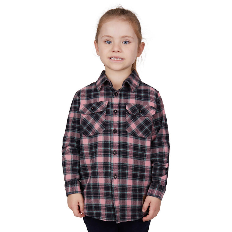 Dux-Bak Kids Agnes Thermal L/S Shirt Black/Pink