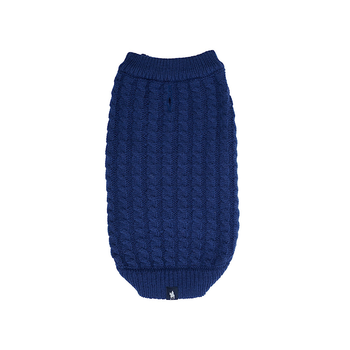 Thomas Cook Cable Knit Dog Jumper Navy