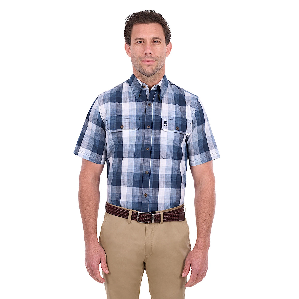Thomas Cook Men's Oscar Short Sleeve Shirt - Navy