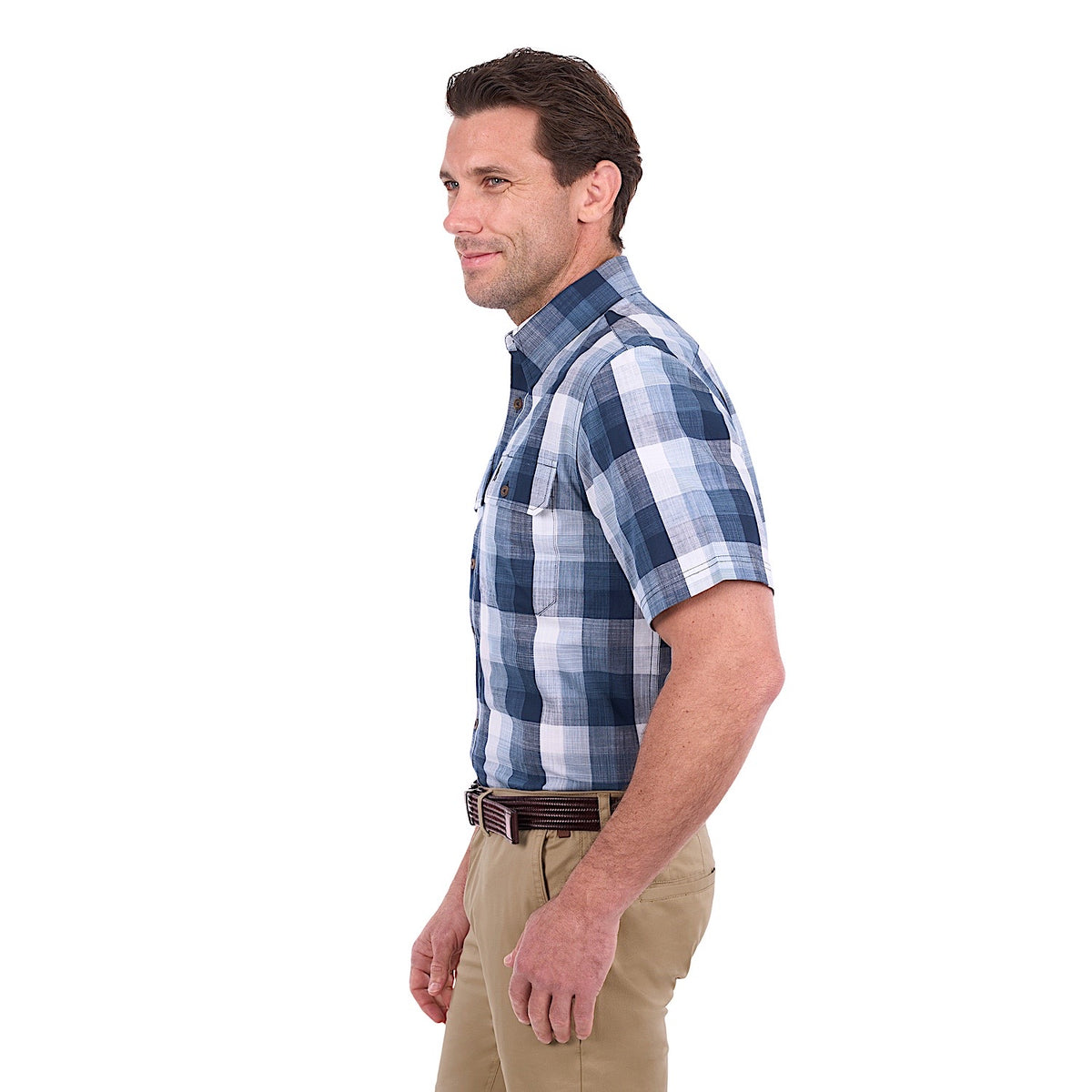 Thomas Cook Men's Oscar Short Sleeve Shirt - Navy