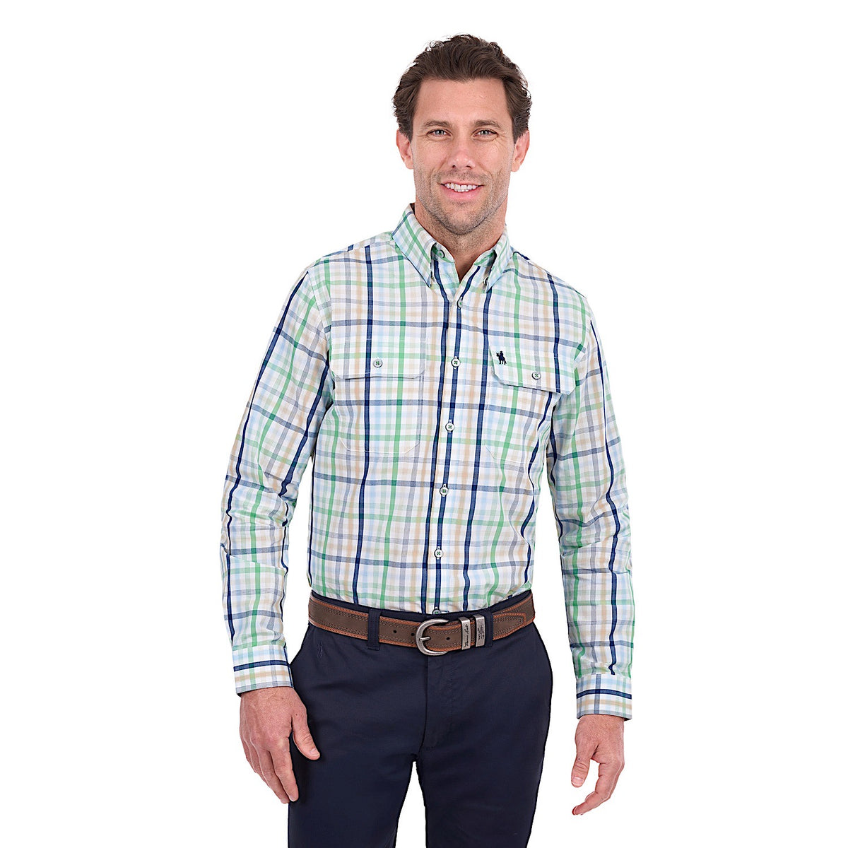 Thomas Cook Men's Louie Shirt - Green / Multi