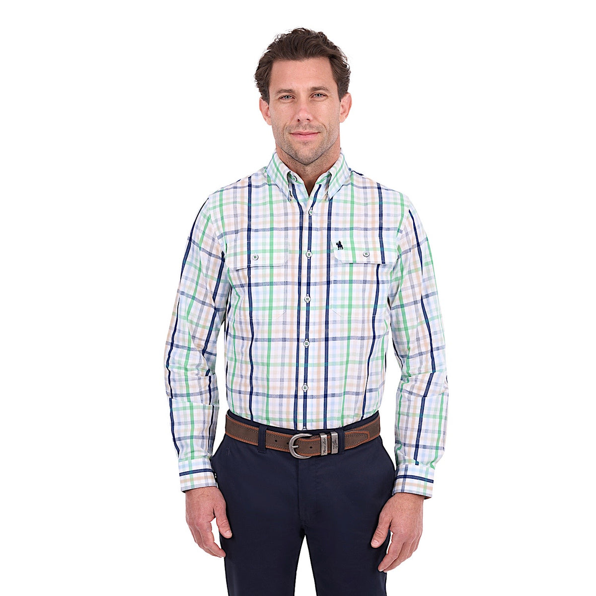 Thomas Cook Men's Louie Shirt - Green / Multi