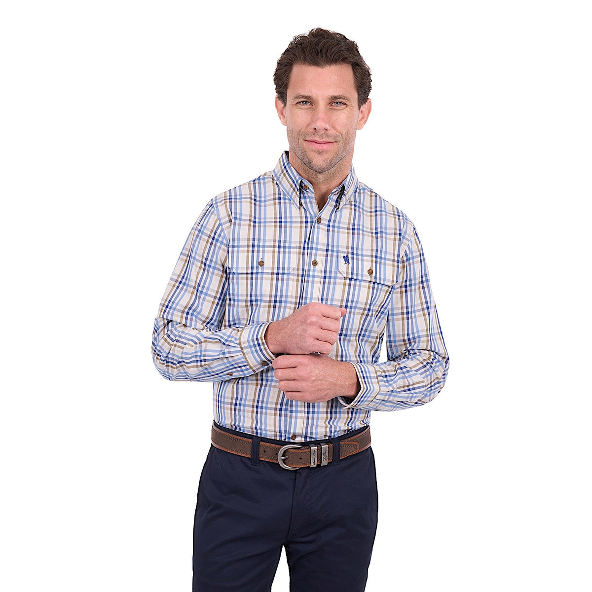 Thomas Cook Men's Tommy Shirt - Tan / Navy