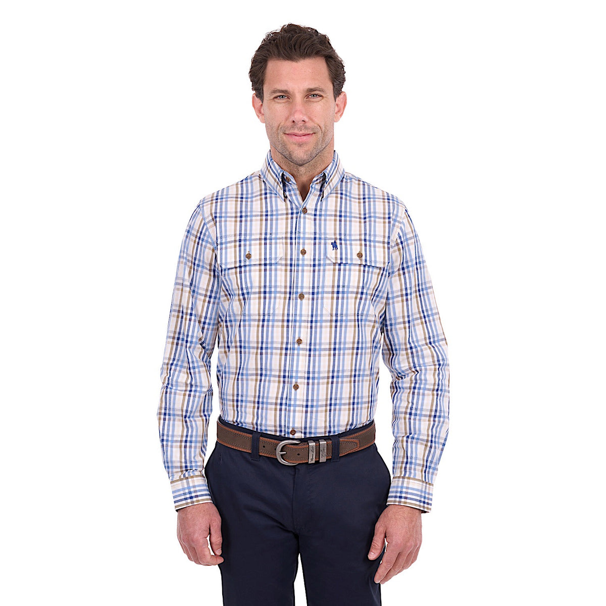 Thomas Cook Men's Tommy Shirt - Tan / Navy