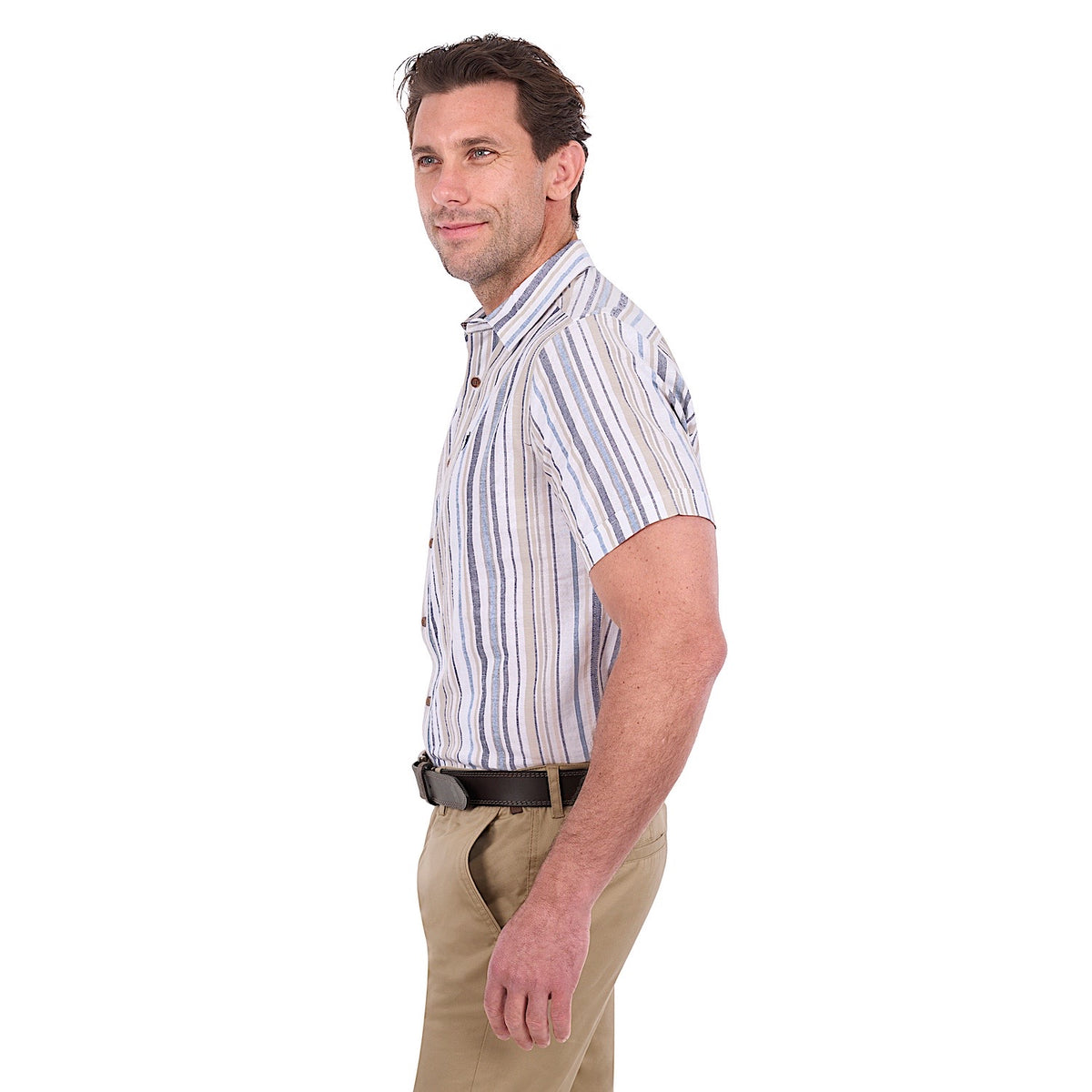 Thomas Cook Men's Max Short Sleeve Shirt - Navy / Tan