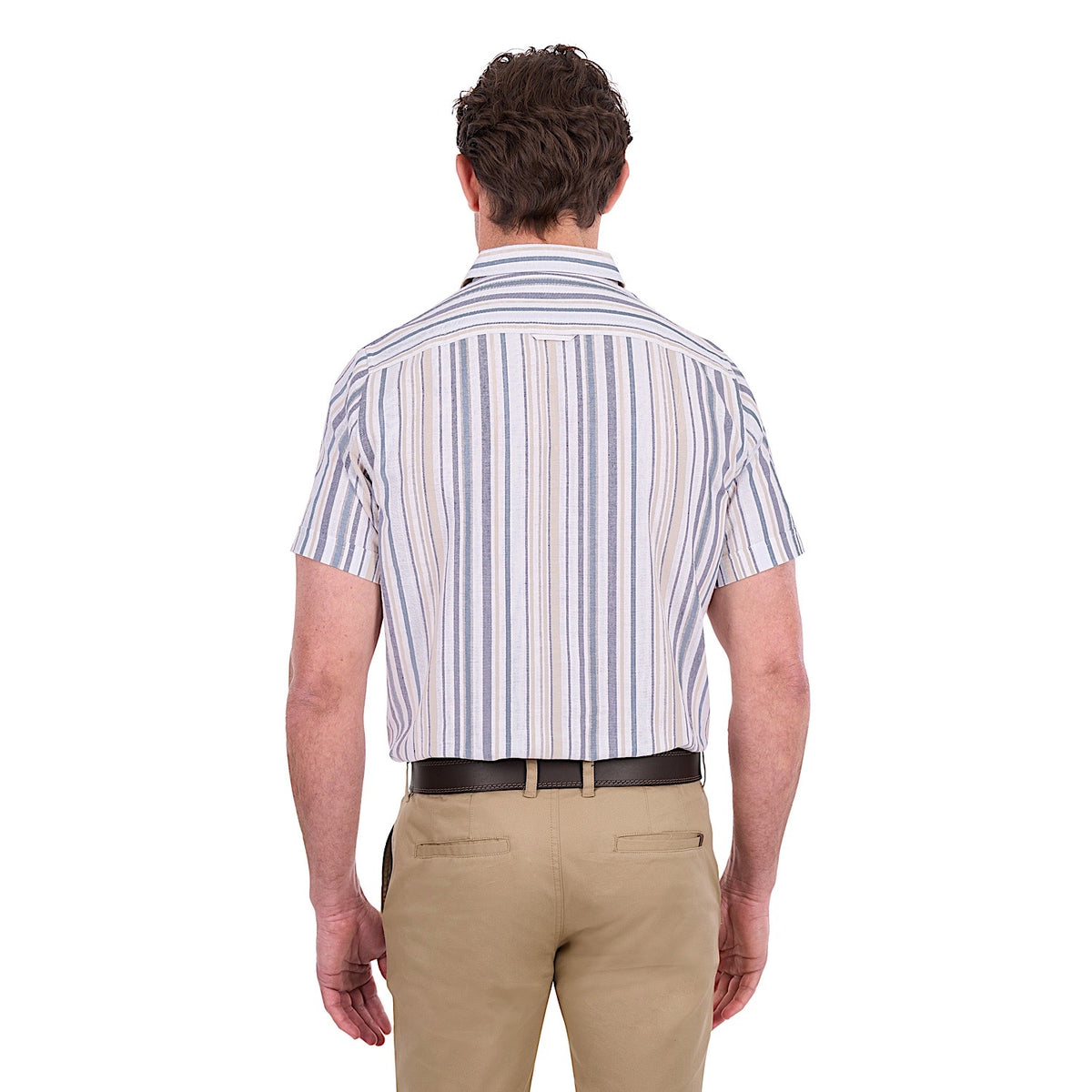 Thomas Cook Men's Max Short Sleeve Shirt - Navy / Tan
