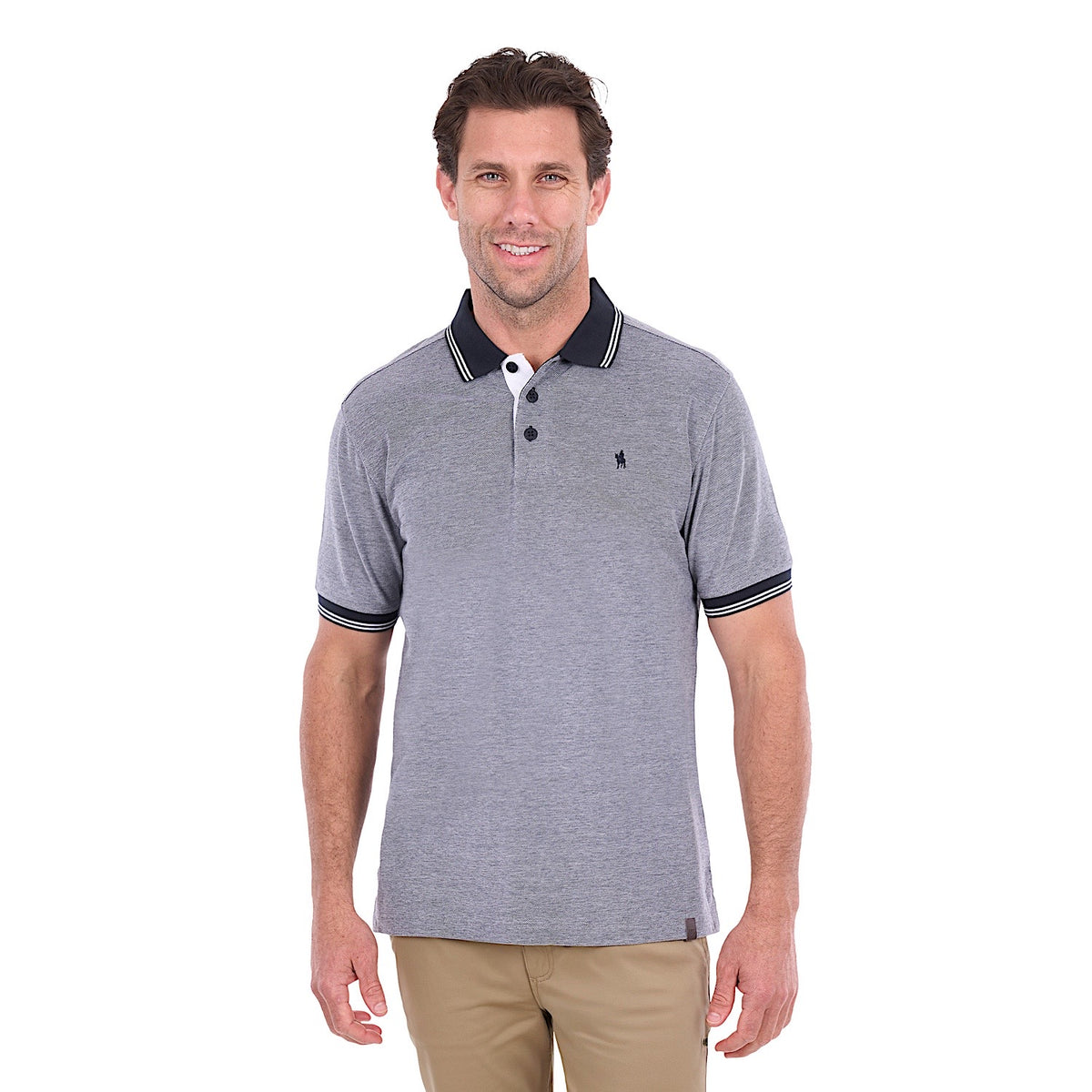 Thomas Cook Men's Chris Tailored Polo - Charcoal