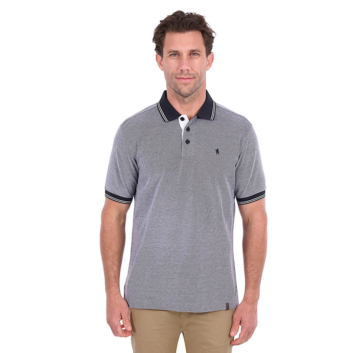 Thomas Cook Men's Chris Tailored Polo - Charcoal