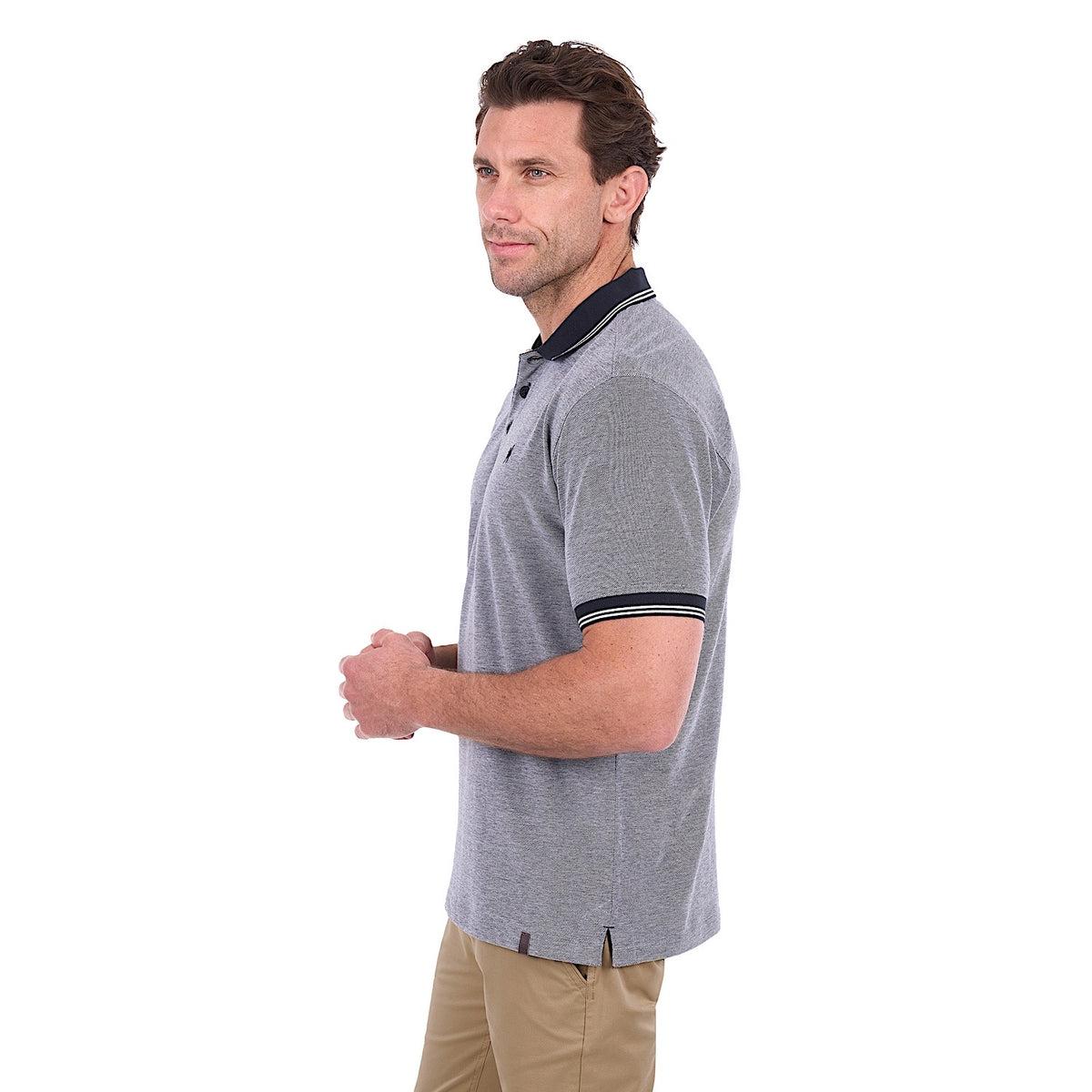 Thomas Cook Men's Chris Tailored Polo - Charcoal