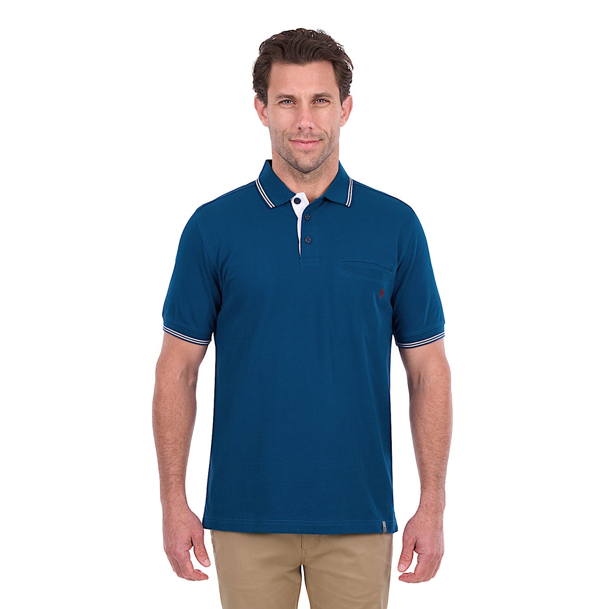 Thomas Cook Men's Henry Tailored Polo - Petrol