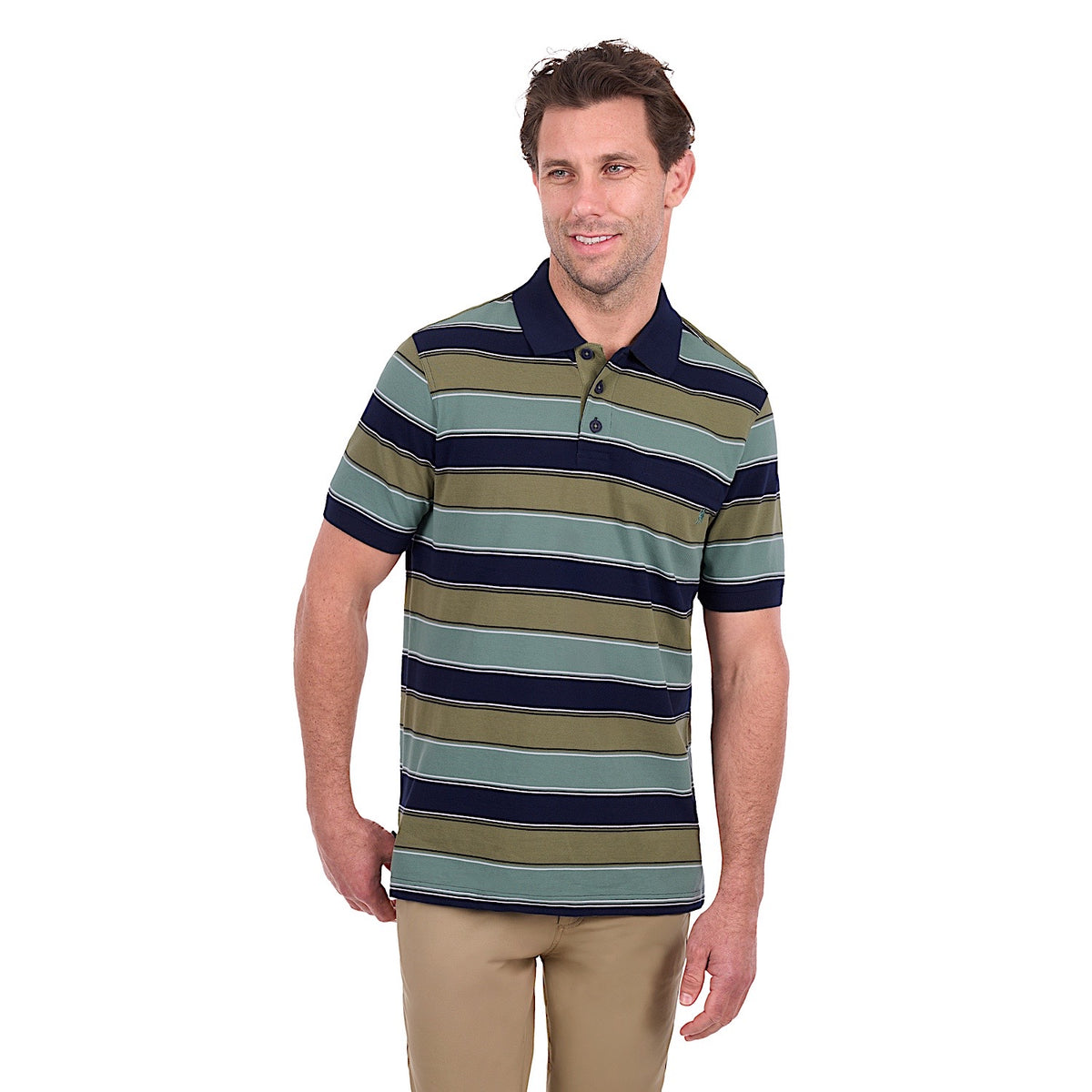 Thomas Cook Men's Lawrence Polo - Navy / Olive