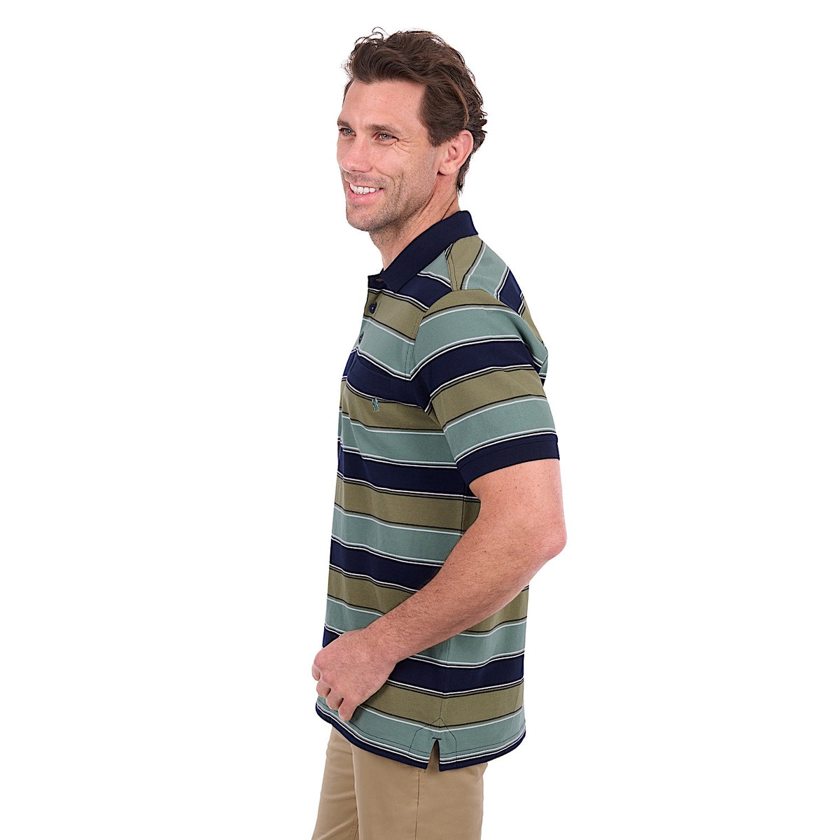 Thomas Cook Men's Lawrence Polo - Navy / Olive