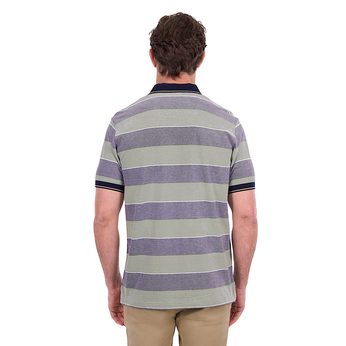 Thomas Cook Men's Billy Polo - Green / Charcoal