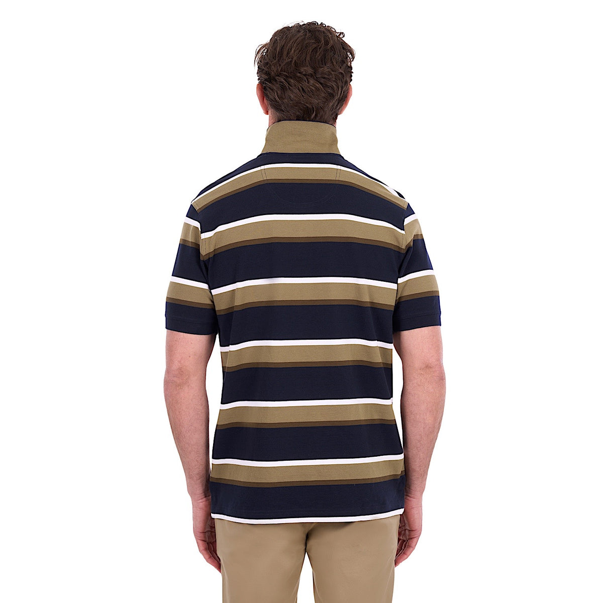 Thomas Cook Men's Vincent Polo - Navy / Tan