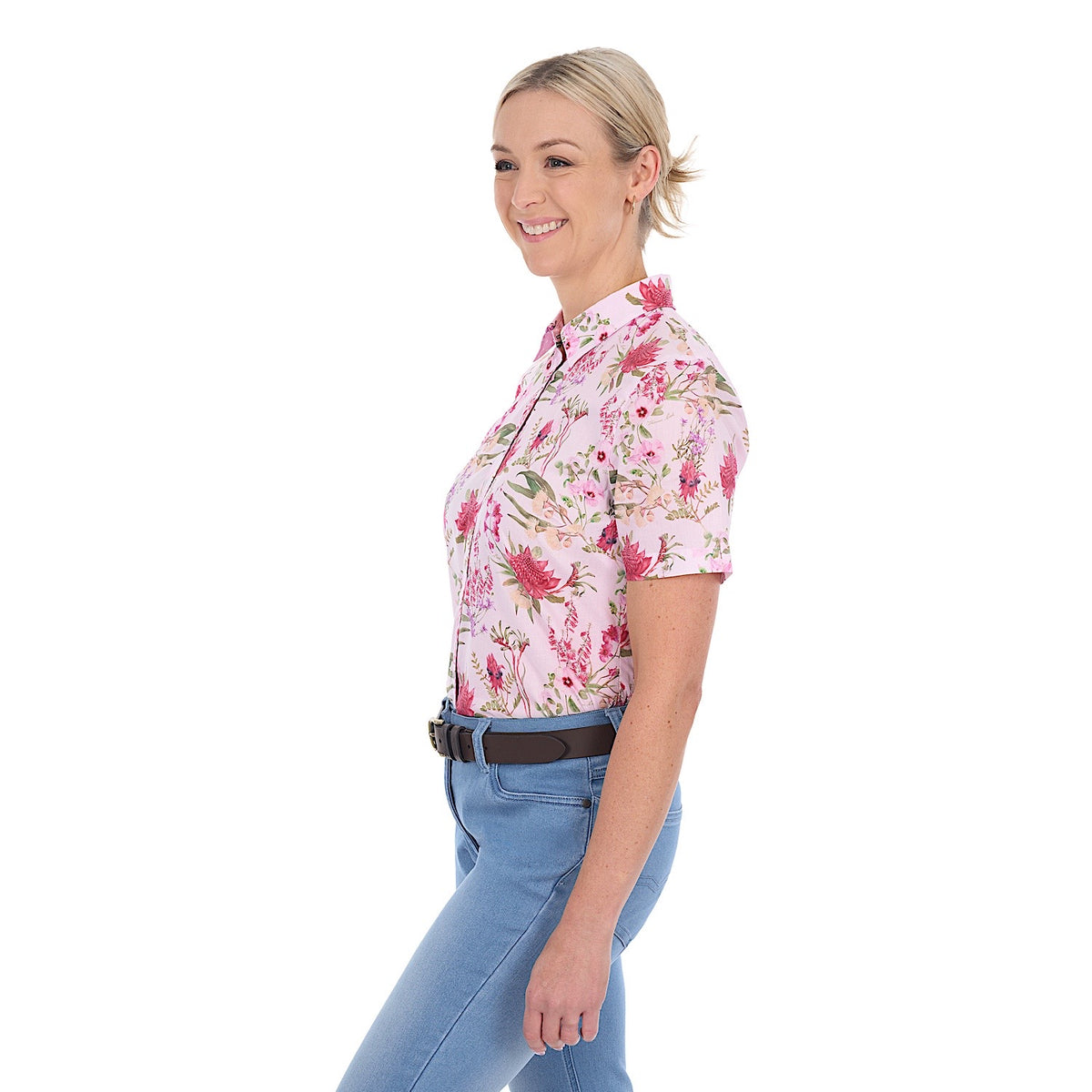 Thomas Cook Women's Frankie Short Sleeve Shirt - Pink Multi
