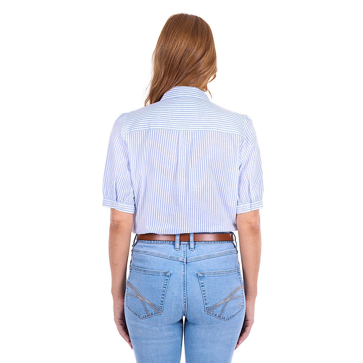 Thomas Cook Women's Shelley Short Sleeve Shirt - Blue / White