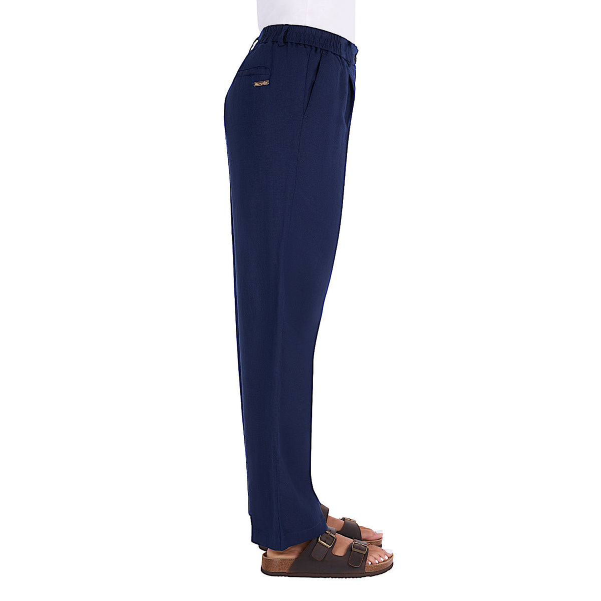 Thomas Cook Women's Eva Linen Pant - Navy
