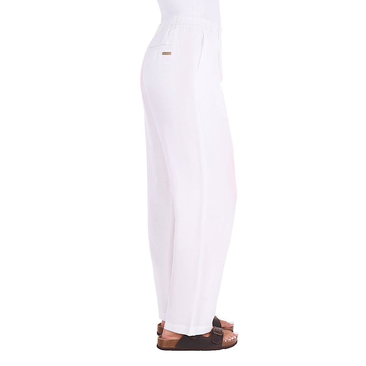 Thomas Cook Women's Eva Linen Pant - White