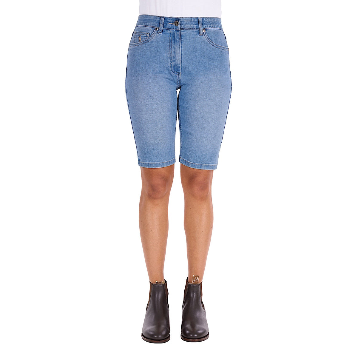 Thomas Cook Women's Ebony Denim Short - Light Wash