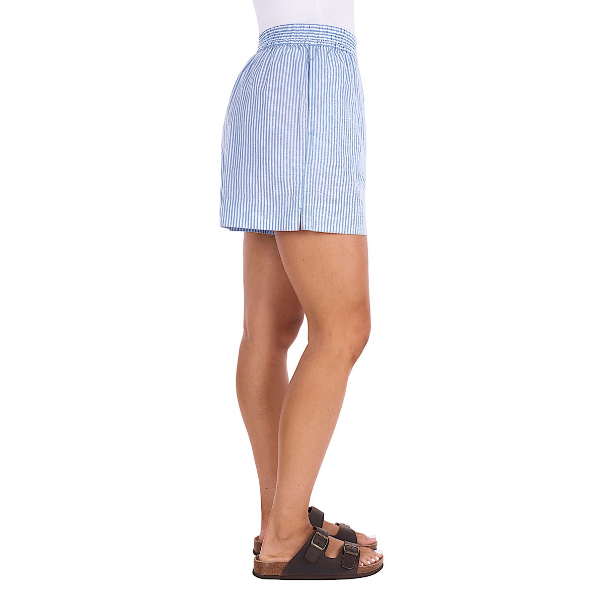 Thomas Cook Women's Abby Linen Rugger - Blue / White