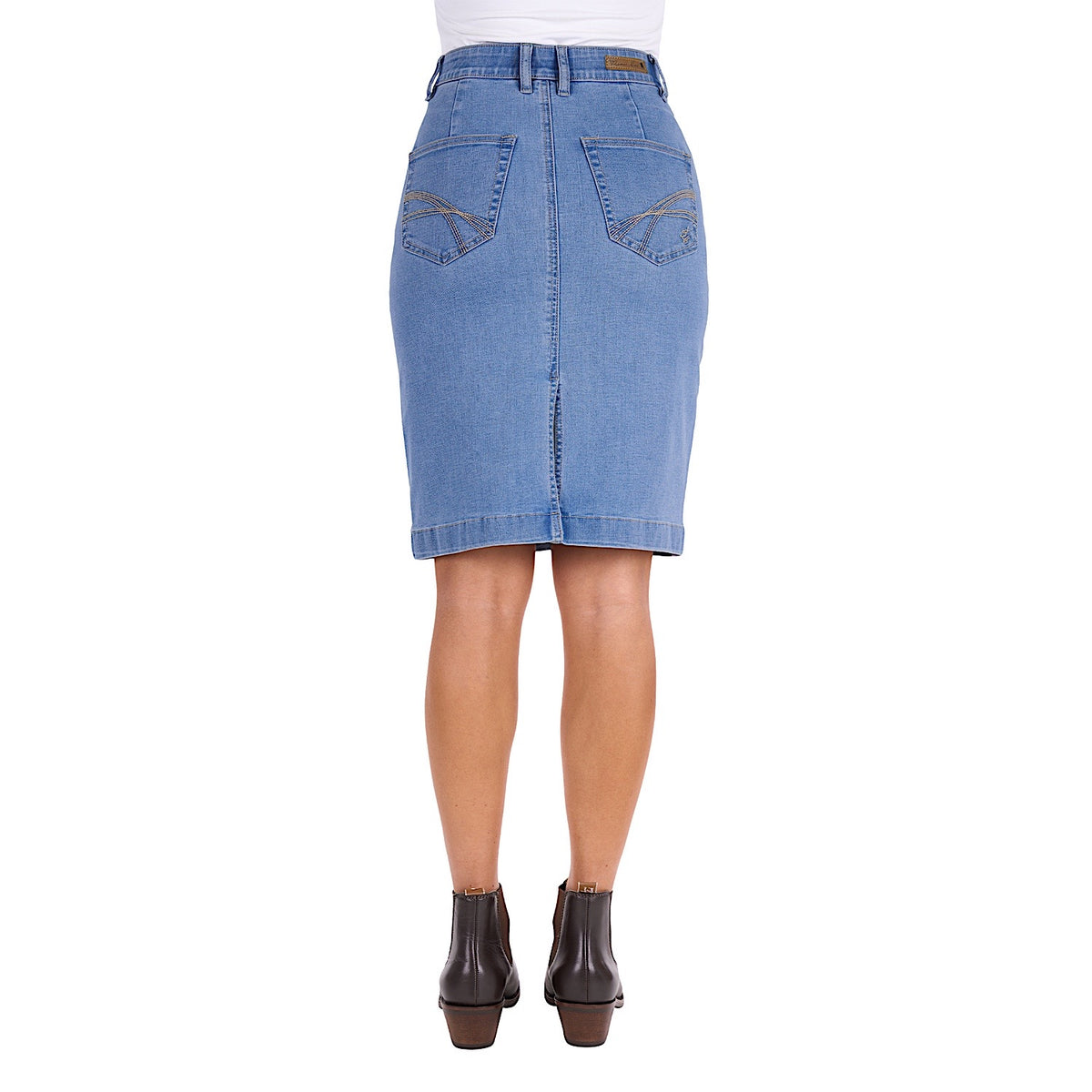 Thomas Cook Women's Ebony Denim Skirt - Light Wash