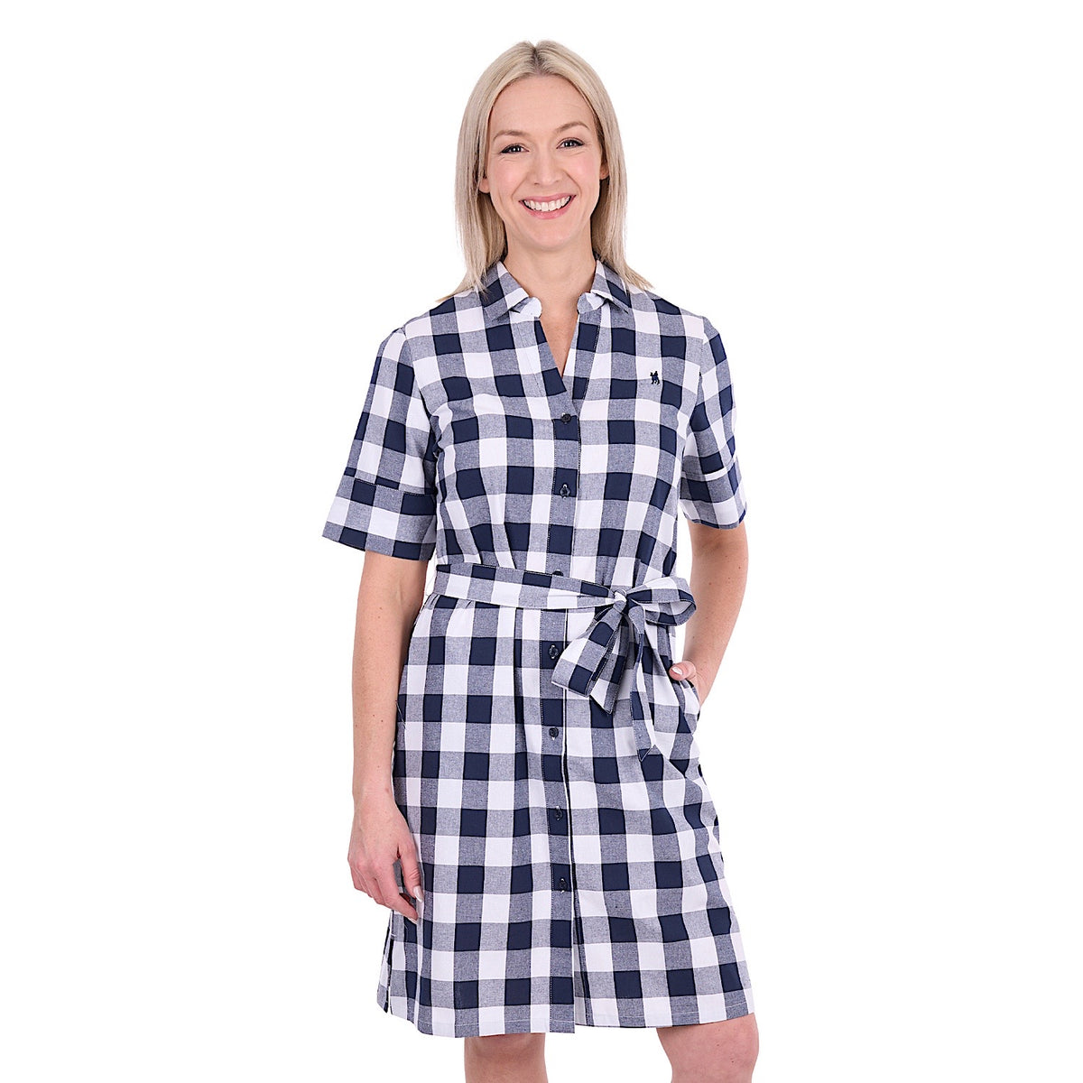 Thomas Cook Women's Victoria Shirt Dress - Navy / White