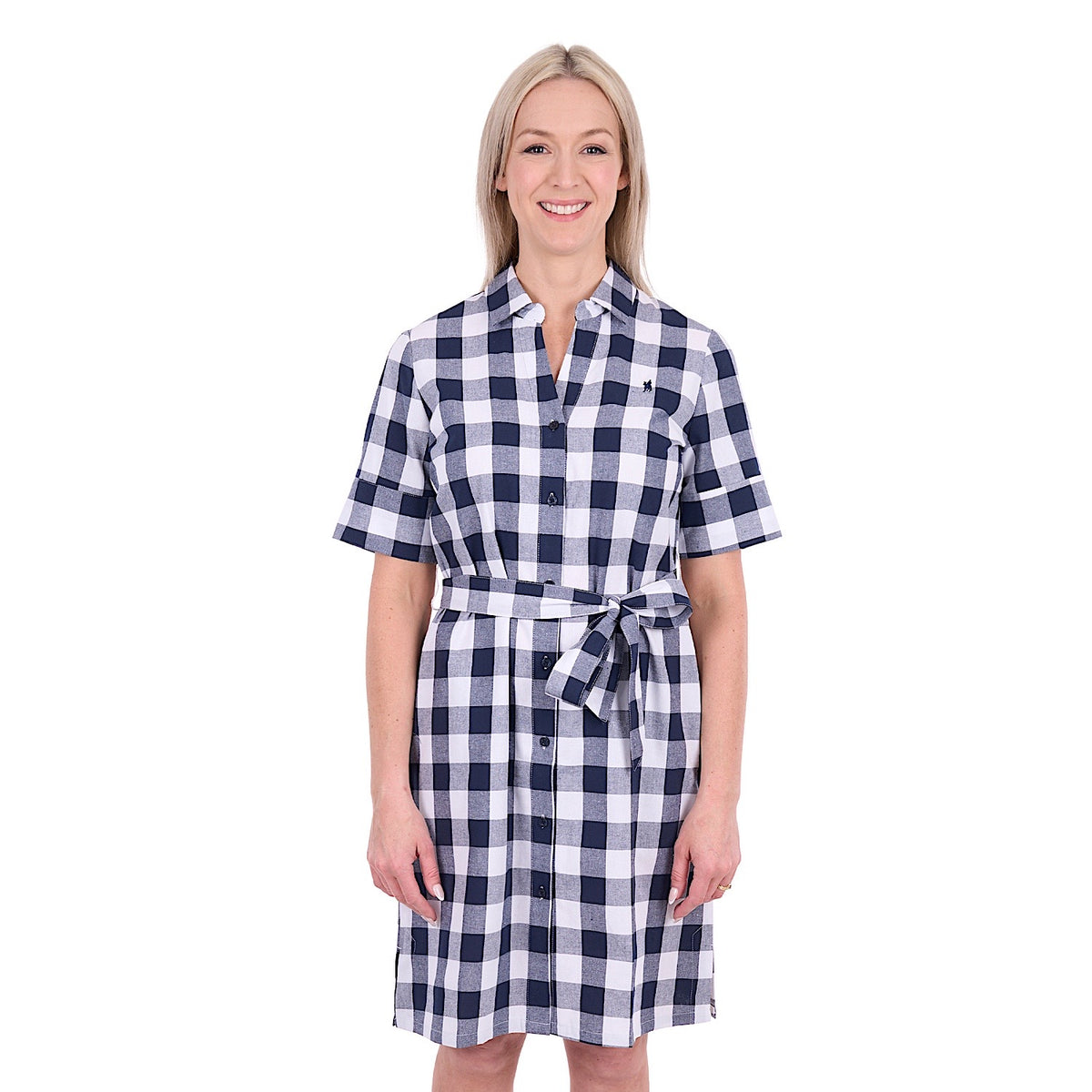 Thomas Cook Women's Victoria Shirt Dress - Navy / White