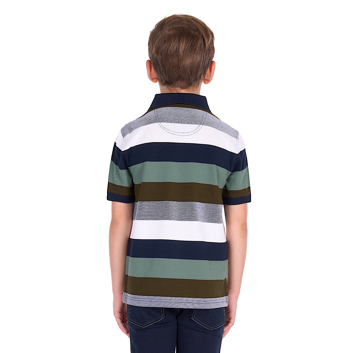 Thomas Cook Boy's Wayne Polo - Tan / Sage