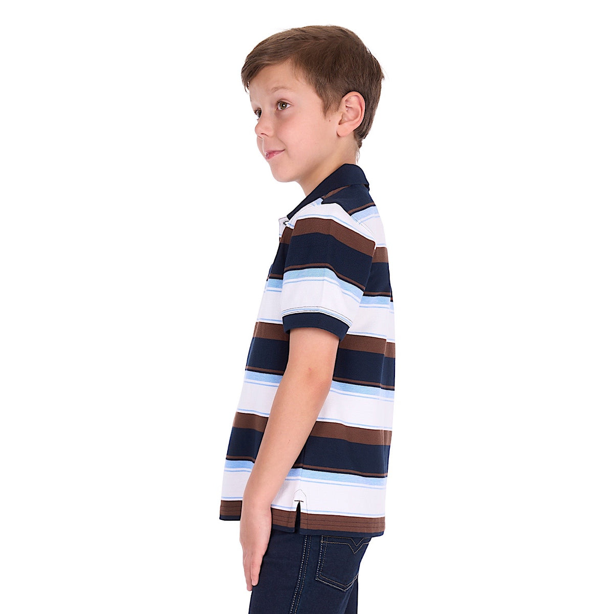 Thomas Cook Boy's Randy Polo - Navy / Rust