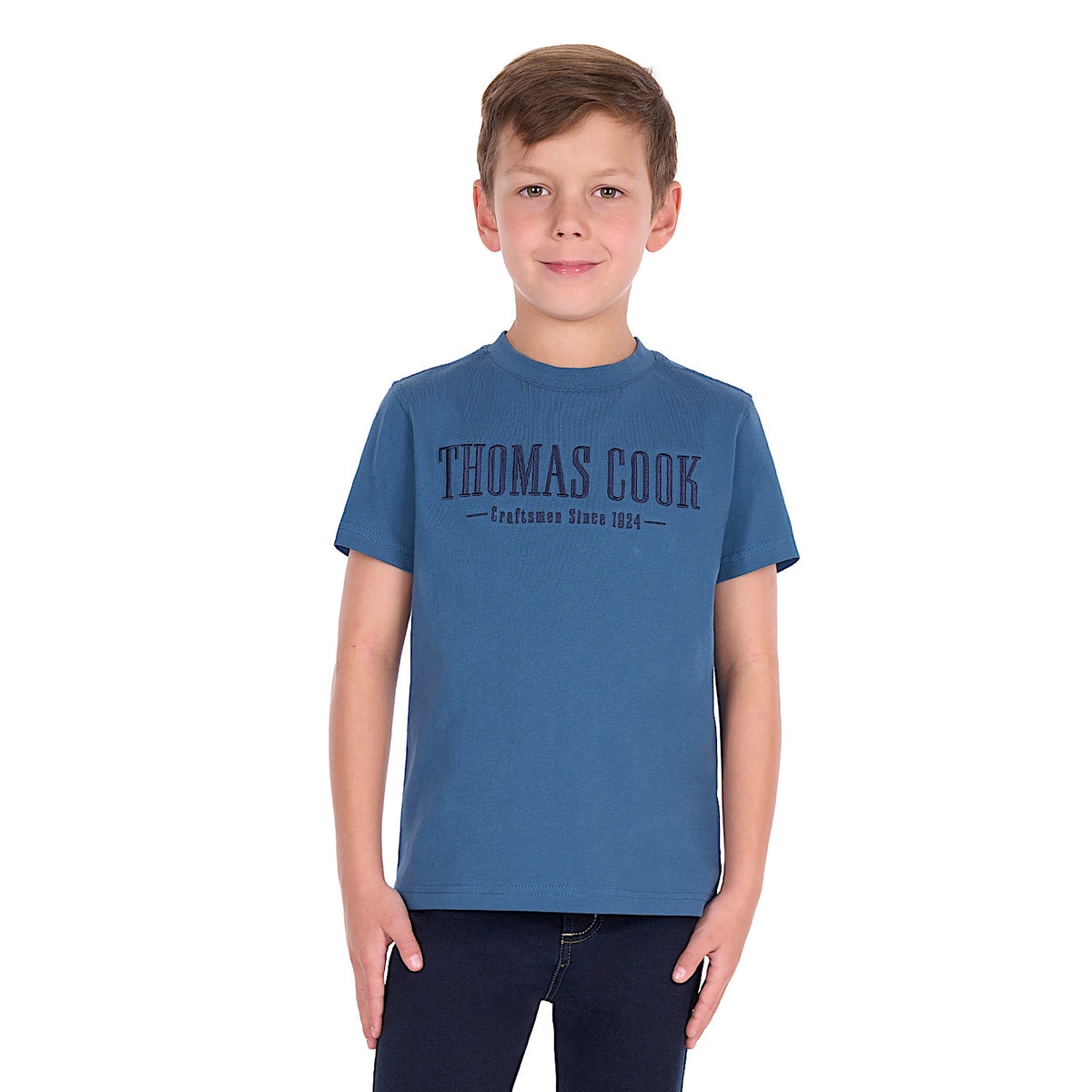 Thomas Cook Boy's Nathan Tee - Washed Blue