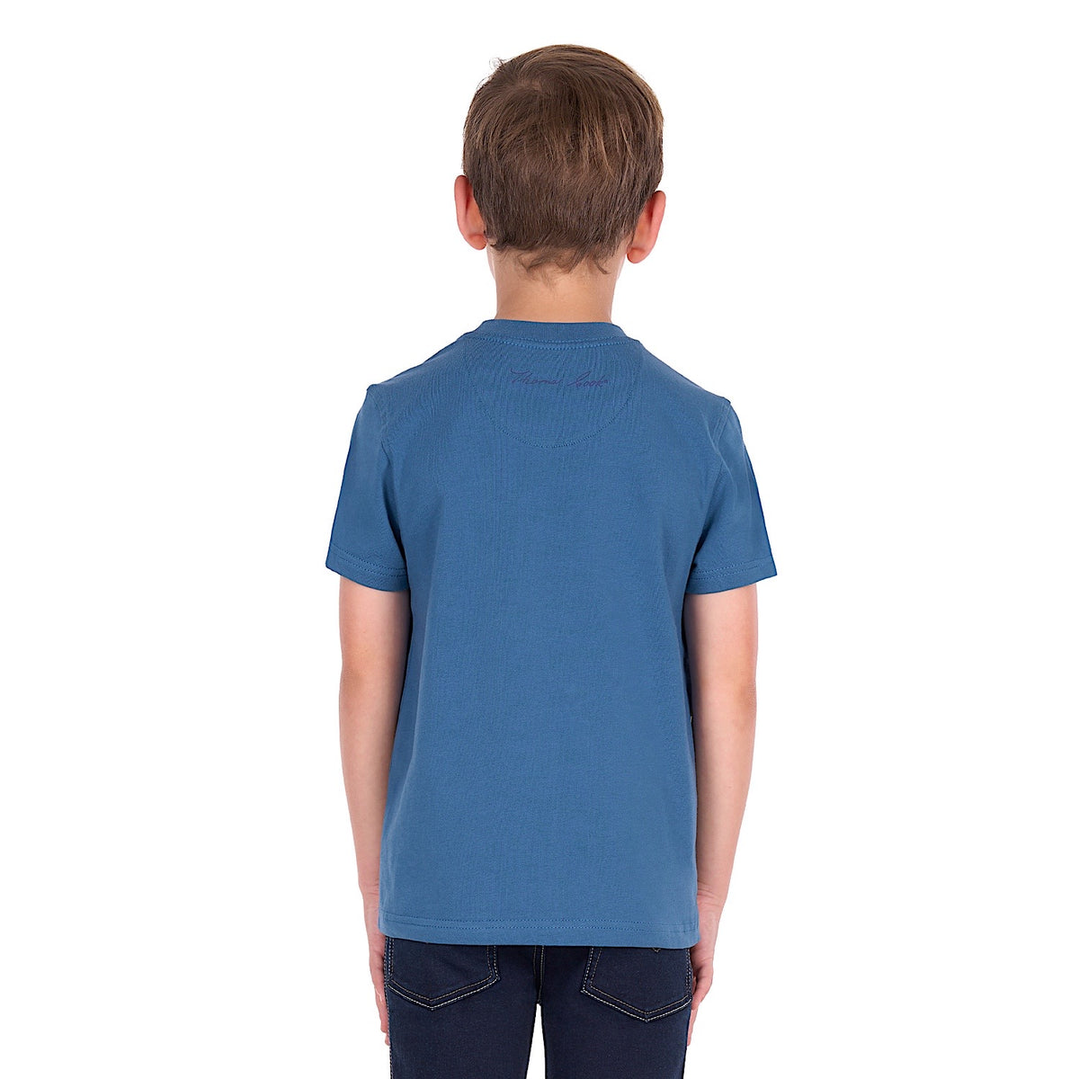 Thomas Cook Boy's Nathan Tee - Washed Blue