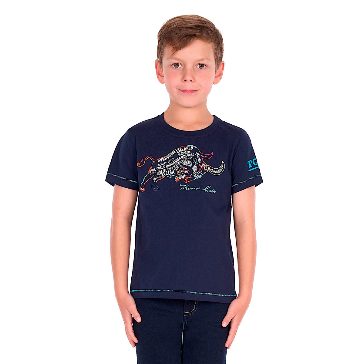 Thomas Cook Boy's Terry Tee - Navy