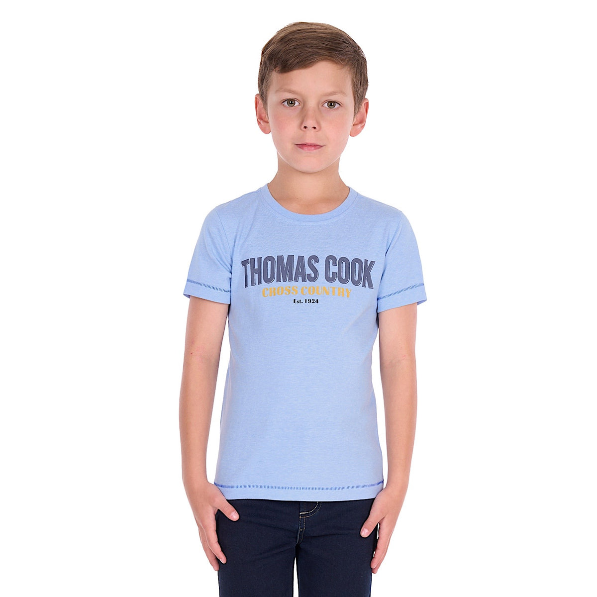 Thomas Cook Boy's Orion Tee - Light Blue