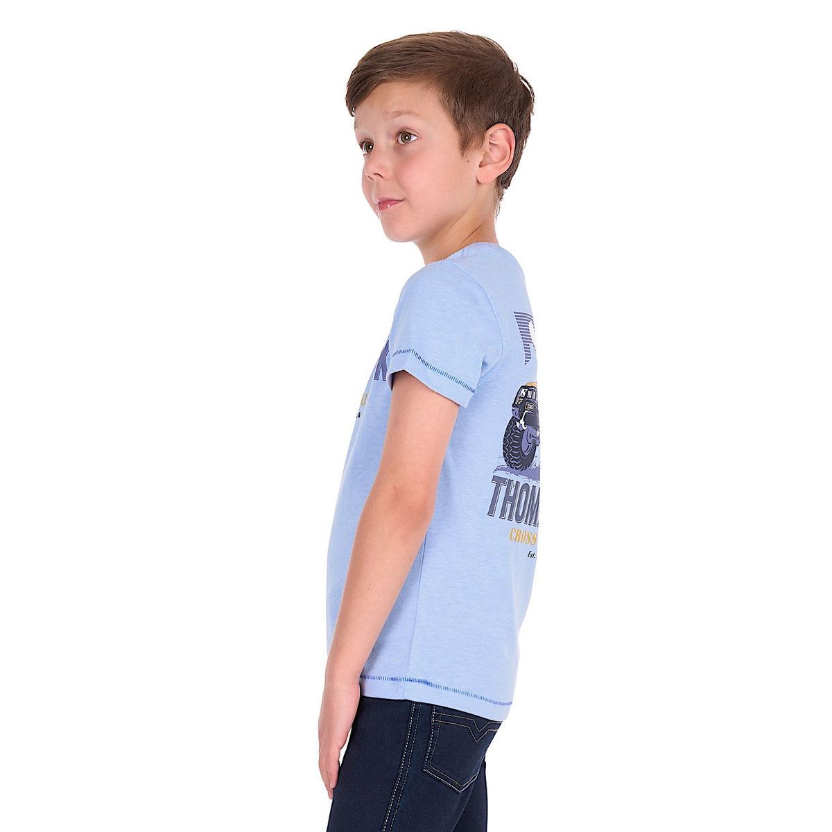 Thomas Cook Boy's Orion Tee - Light Blue