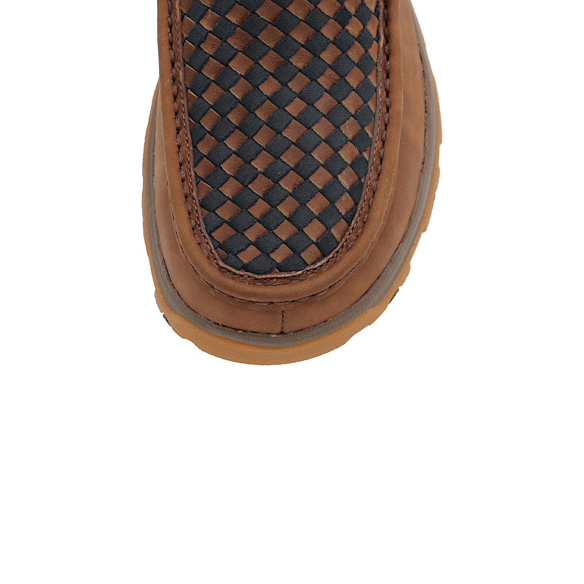 Twisted X Mens Cellstretch Slip On Moc - Brown/Black