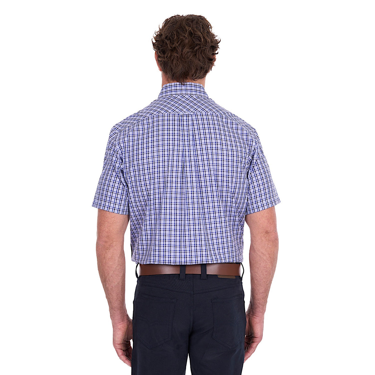 Thomas Cook Men's Wentworth Short Sleeve Shirt - Navy/Blue
