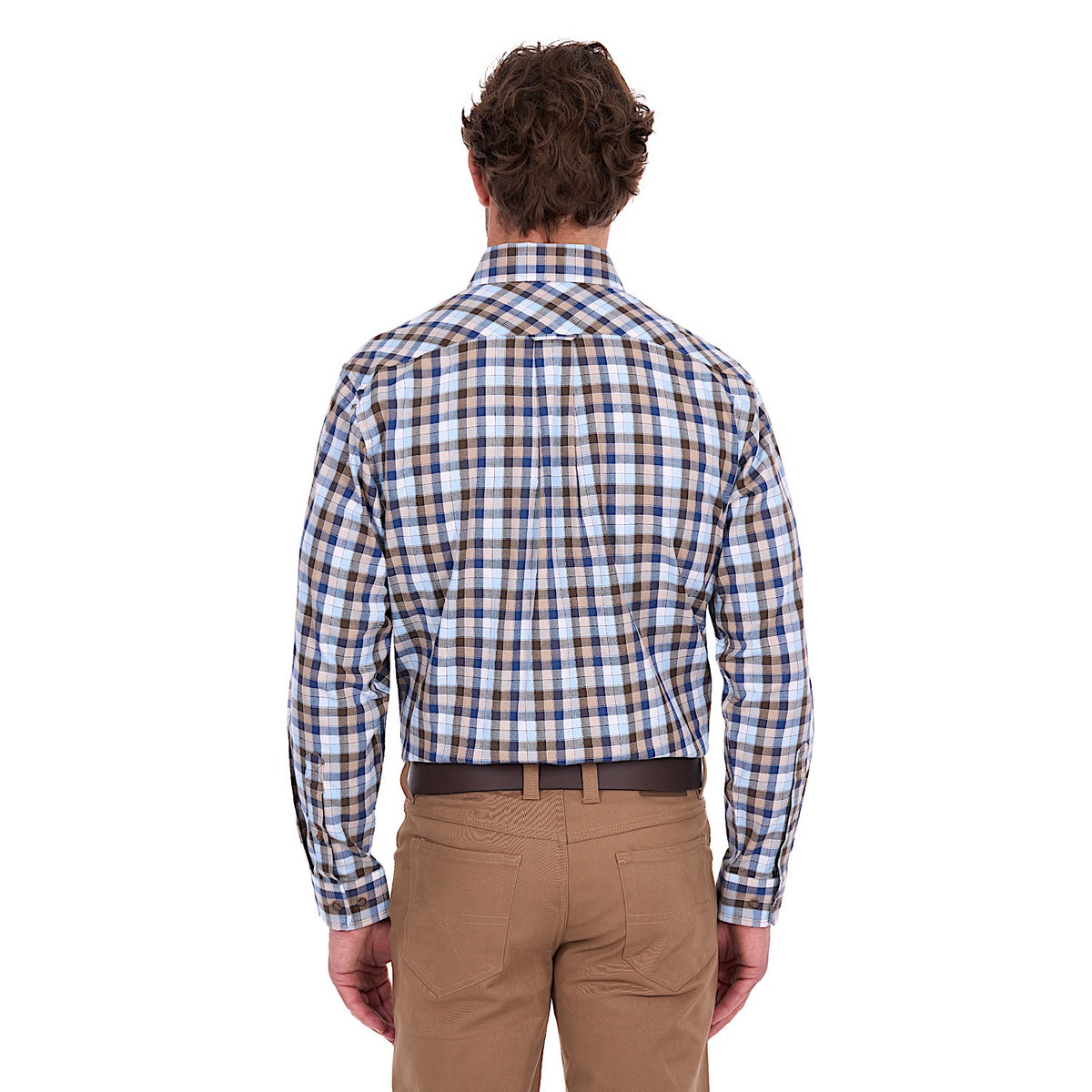 Thomas Cook Men's Mitchell 2 Pocket Shirt - Navy/Tan