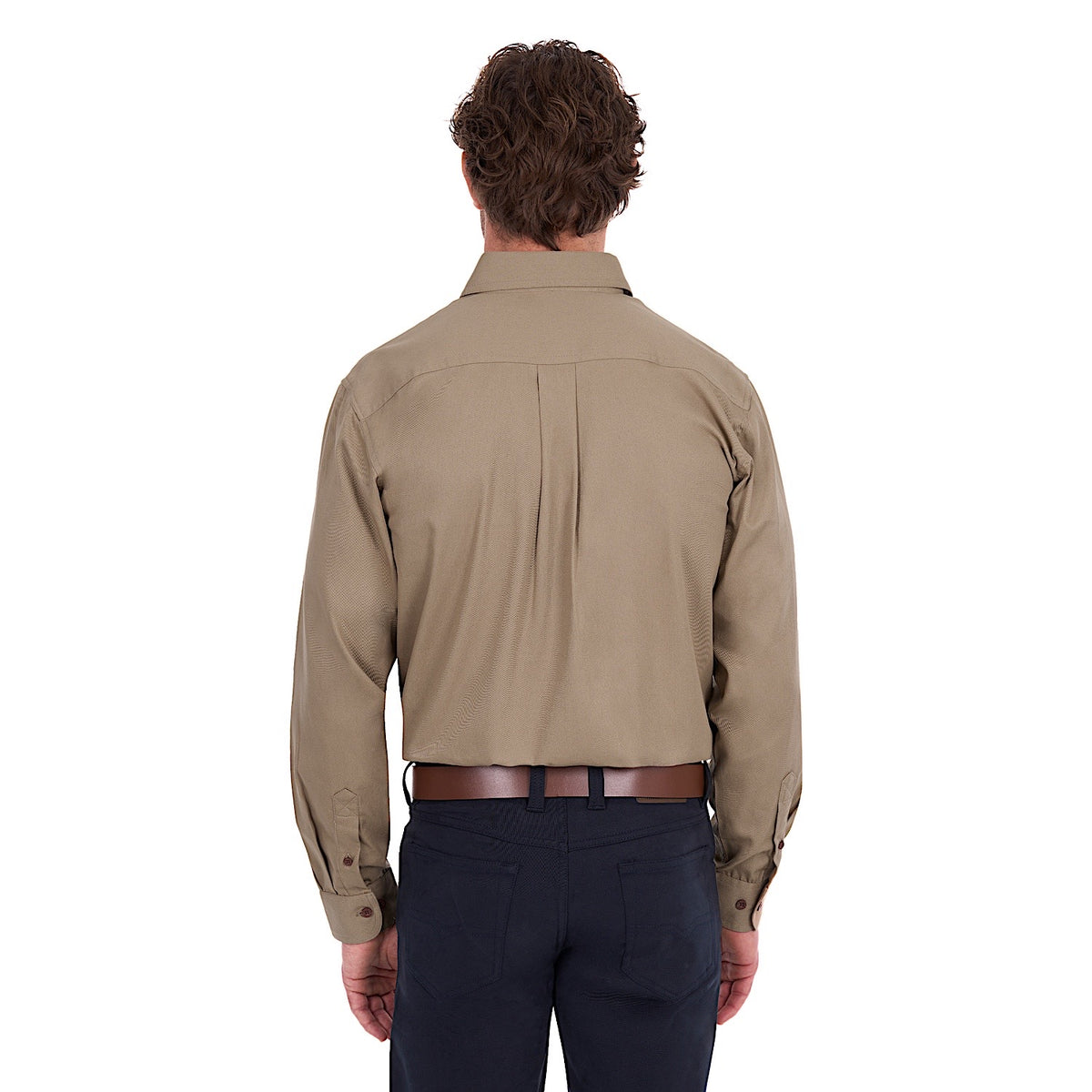 Thomas Cook Heavy Drill Half Placket Shirt - Sand
