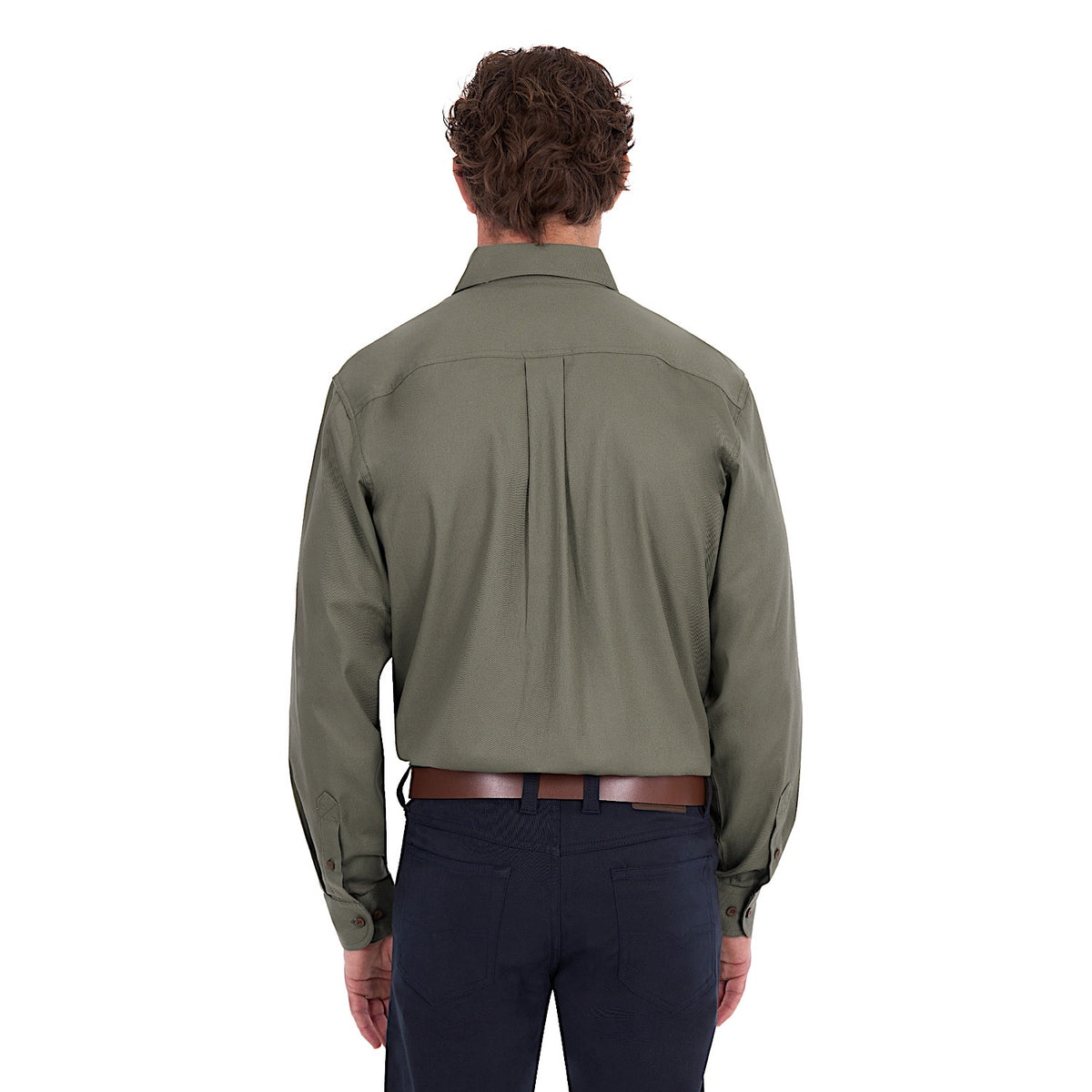Thomas Cook Heavy Drill Half Placket Shirt - Military