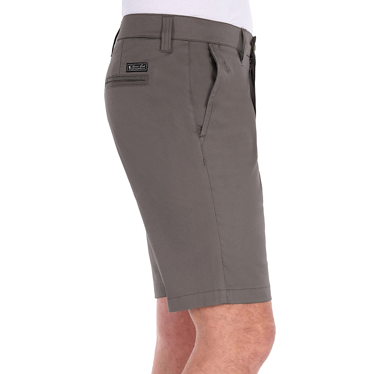 Thomas Cook Men's Tailored Fit Mossman Comfort Waist Shorts - Greystone