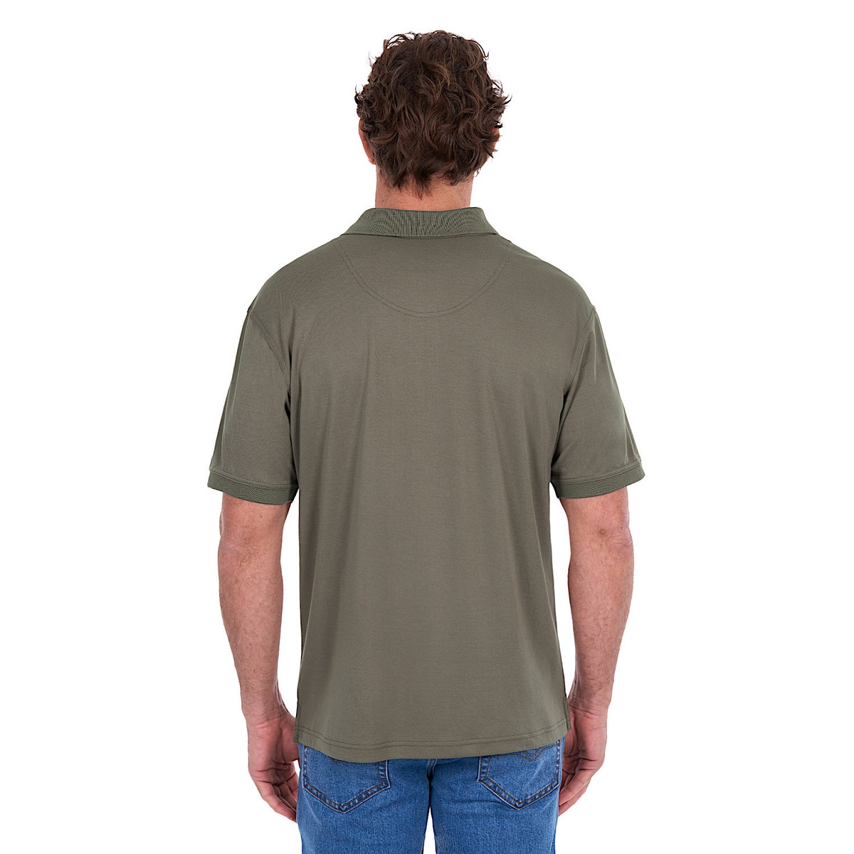 Thomas Cook Men's Bamboo 1 Pocket Polo - Military